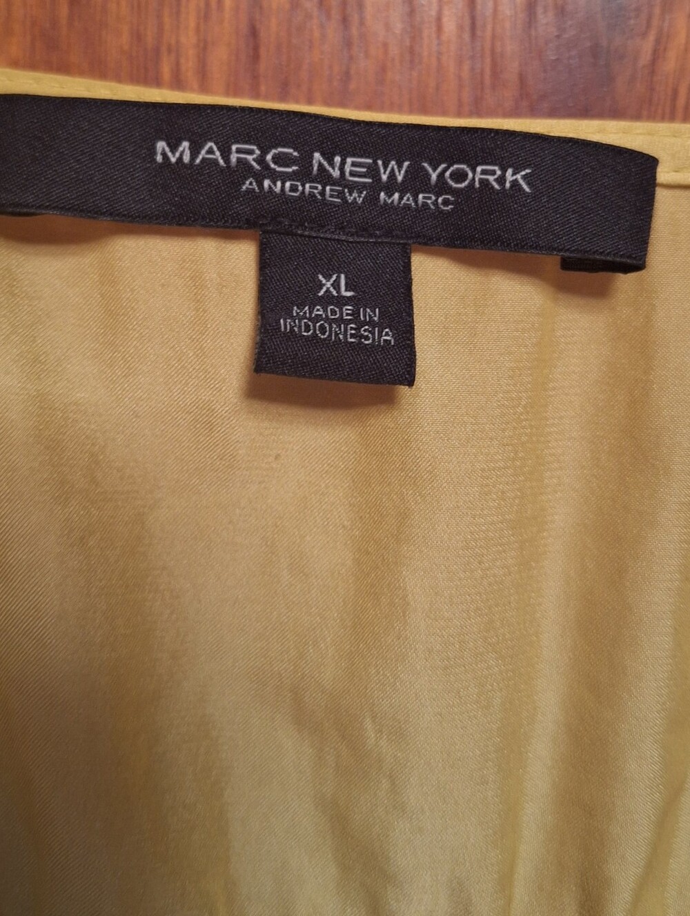Marc New York Chartreuse Ladies XL Bohemian Puffed Oversized Balloon Blouse Boho - Picture 4 of 5